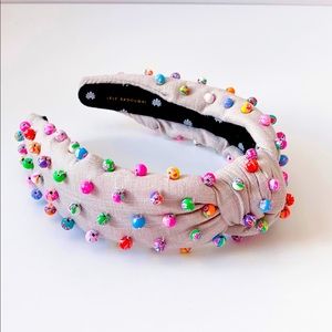 Lele Sadoughi
Multicolor Millefiori Beaded Knot Headband In Grey